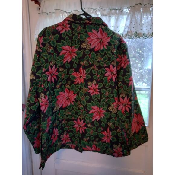 Tudor Court by Haband XL jacket Christmas washable - Picture 1 of 9